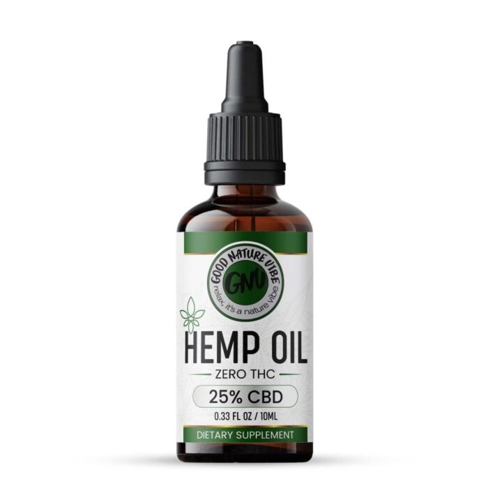 Fles van CBD-olie 25% – 30 ml