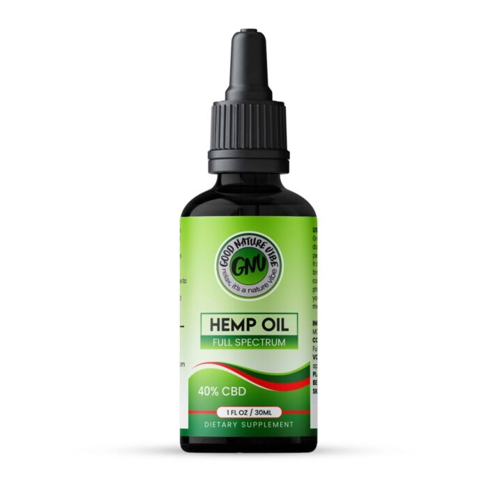 Fles van Full spectrum CBD-olie 40% – 10 ml / 30 ml