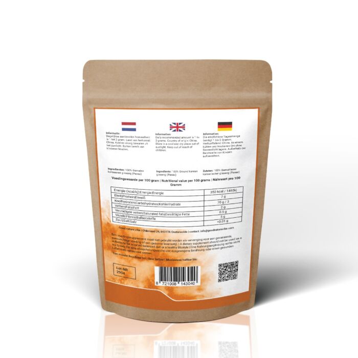 Panax ginseng 100g  back poeder powder
