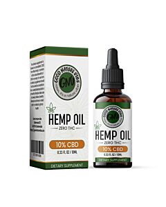 CBD olie 10% cannabidiol Hemp oil BOX en fles