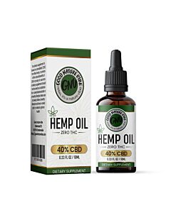 CBD olie 40% cannabidiol Hemp oil Fles box