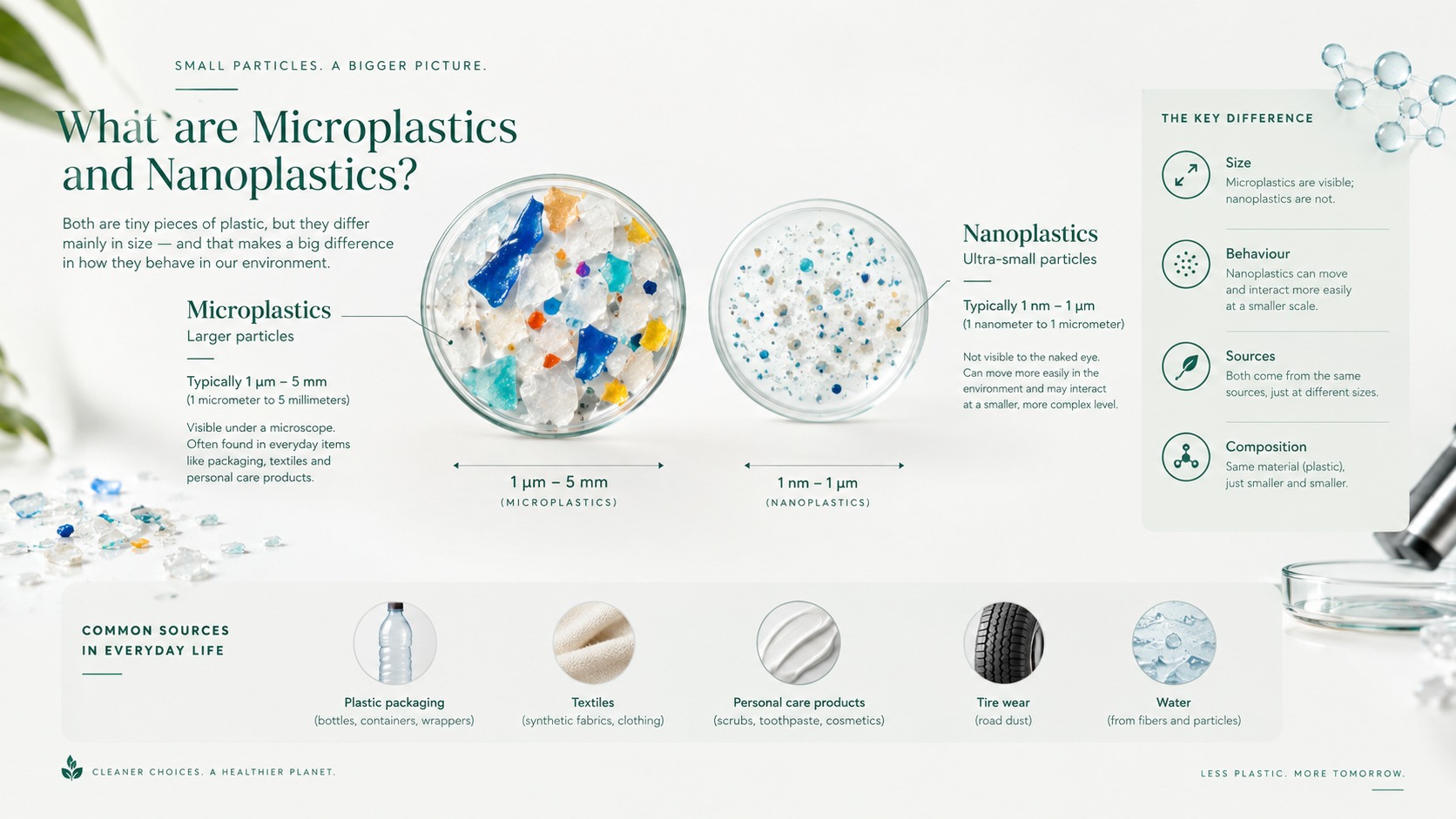 Vergelijking van microplastics in kraanwater en flessenwater